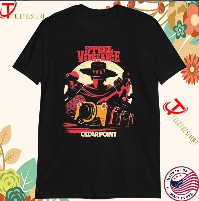 

Cedar Point Steel Vengeance Character T-Shirt Size S-5Xl Unisex T-Shirt M