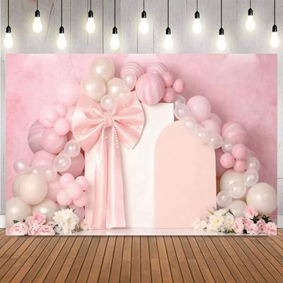 Ballons Kuchen-Smash 1. Geburtstag Fotografie Hintergrund Kinder Baby Babyparty Neugeborenen Geburtstagsparty Hintergrund Fotostudio Requisiten10