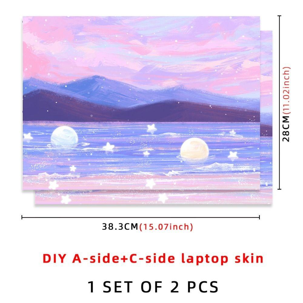 DIY 15inch Laptop Stickers Skins Waterproof Ultrabook Decorate Decal  Universal
