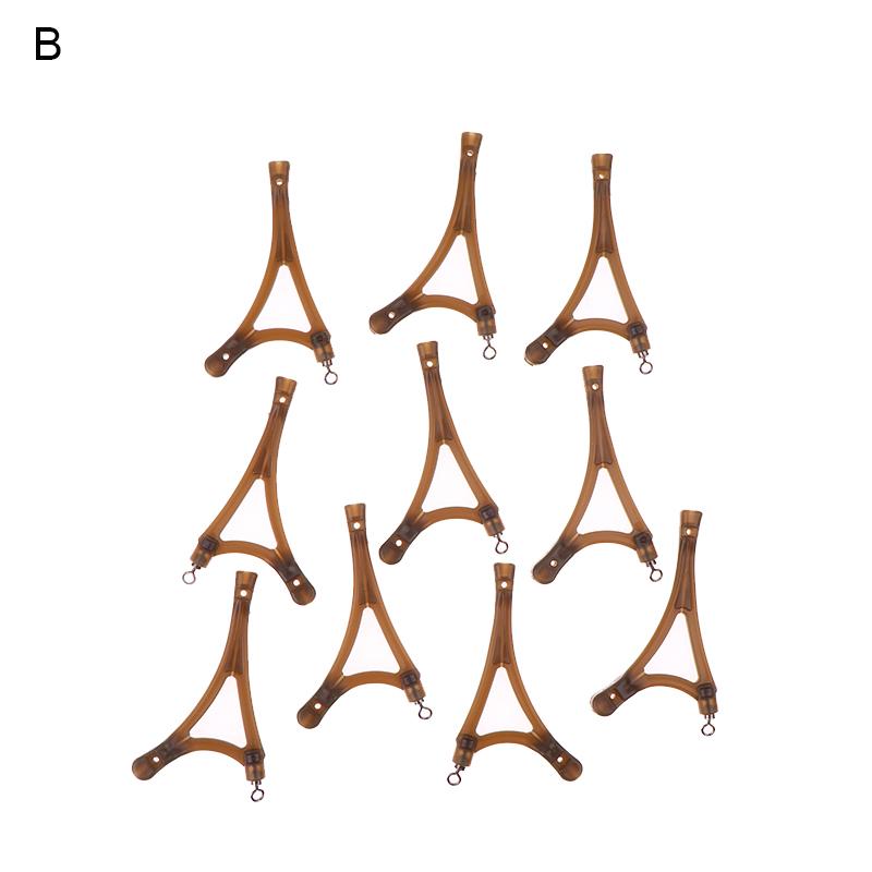 

10Pcs European Style Carp Fishing Tackle Anti Tangle System For Method Feeder Cage Carp Rigs Tool Side Bends Swivel Fish Tackle With rolling swivel