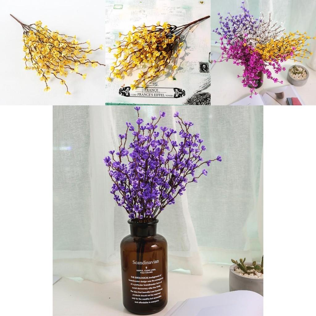 Realistic Artificial Plum Blossom Branches For Elegant Home And Office Decor