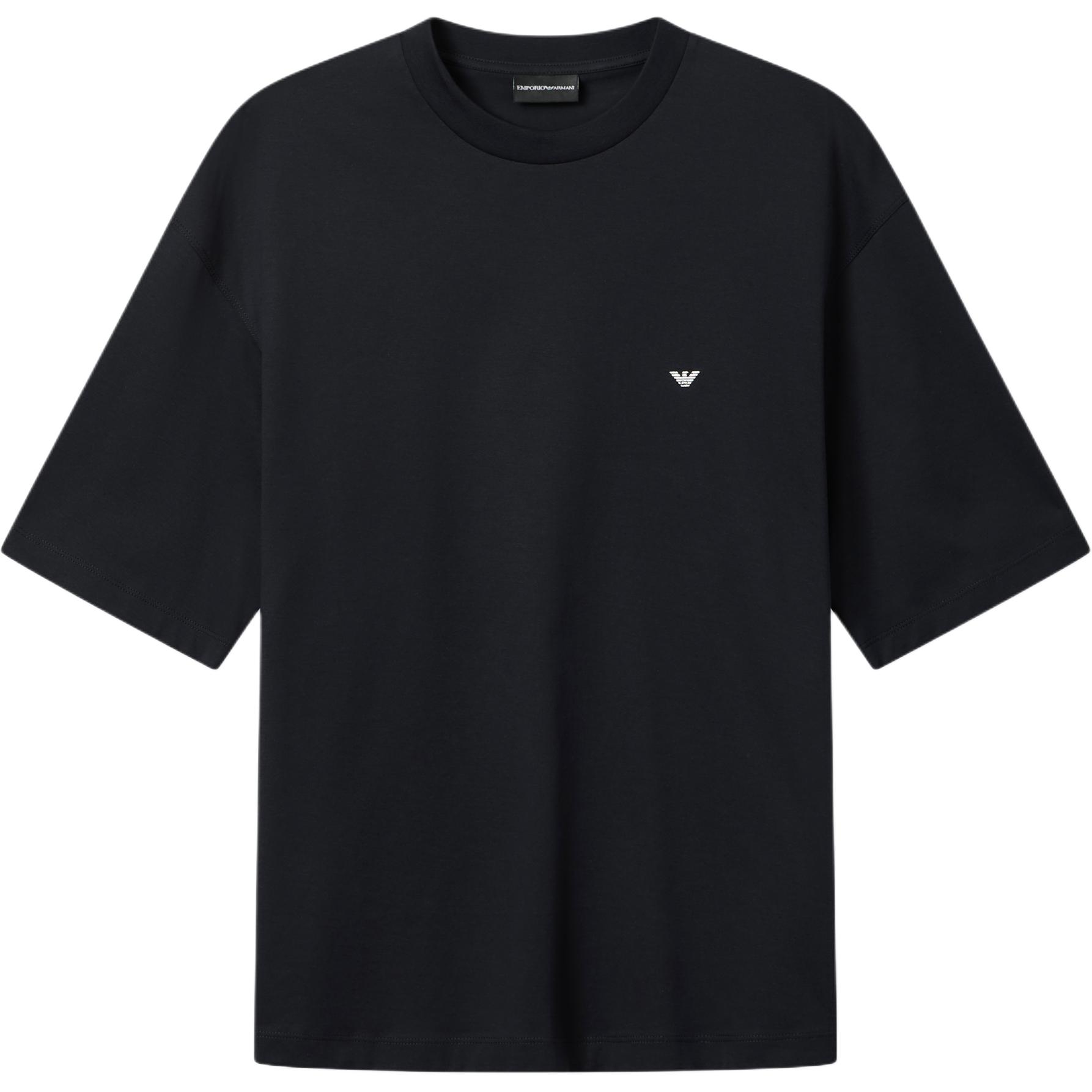 

Emporio Armani Plain Knit Short Sleeve T-Shirt Men tops EM005737-AF24470-UB118 S