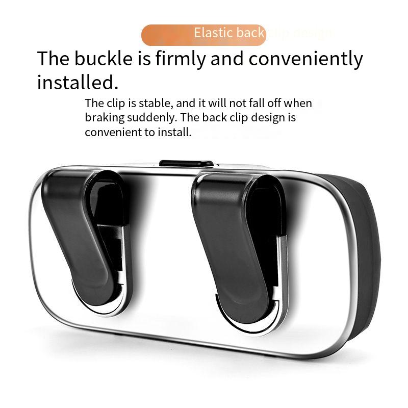 Press Type Dashboard Car Sun Visor Storage Box ABS Glasses Clip Modern Interior Kits Sunglasses Storage