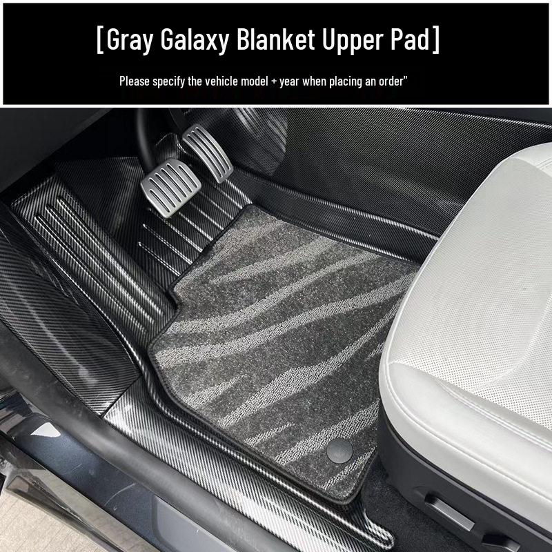 Mazda 25 EZ-60 Extended Range TPE Floor Mats 3D All-Weather Trunk Mat with Starry Sky Blanket Carbon Fiber Texture