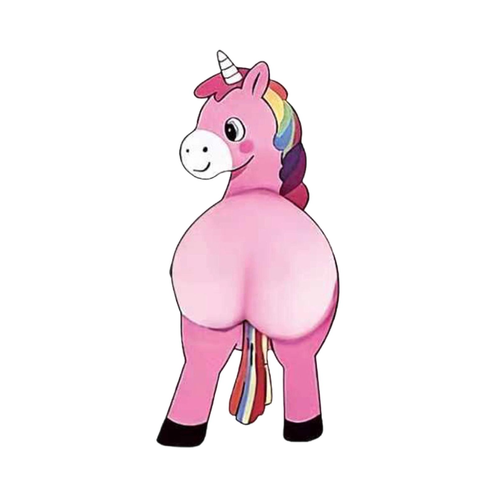 

Flattering, Squeezable, 3D Cartoon With A Large, Cute Rear End—a Stress-relief Toy For Venting Emotions; New Year’s Decorative Bumper Sticker.