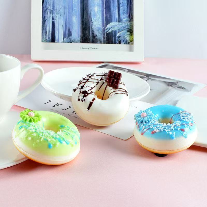 PU Fake Cake Donut Bread Artificial Food Model Simulation Dessert Table Home Decor Decoration INS Photographic