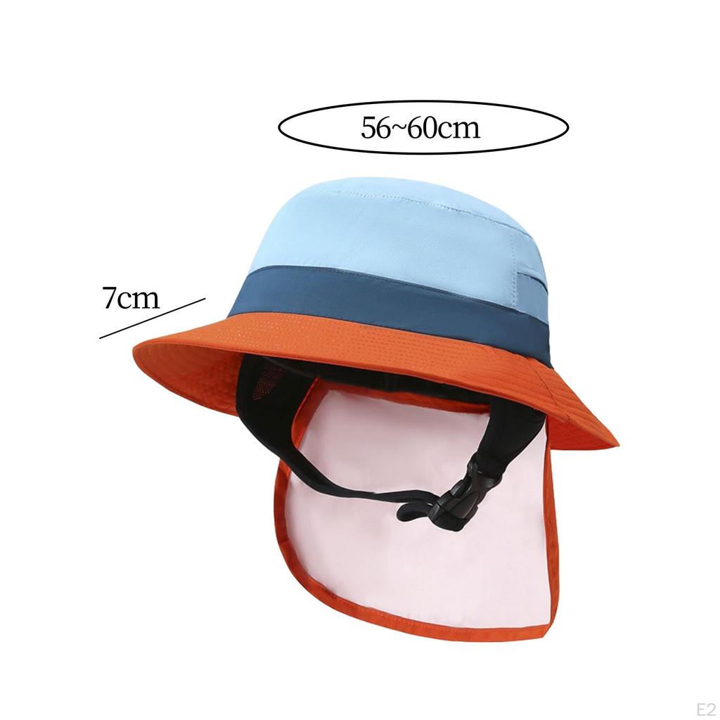 Bucket Hat Breathable Waterproof Summer Windproof Wide Brim Fisherman for Outdoor Water Sports