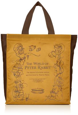Peter Rabbit Printed Square Shopping Tote Bag 0646 Yellow
