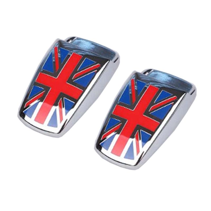 1 paar UK Design Stil Auto Fenster Wiper Washer Spray Düse Abdeckungen Für MINI Cooper R55 R56 R57 R58 R59 F56 F55