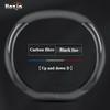 Leather Car Steering Wheel Cover for Citroen e-C3 C3 Aircross 2024 2025 Non-slip Auto Interior Accessories