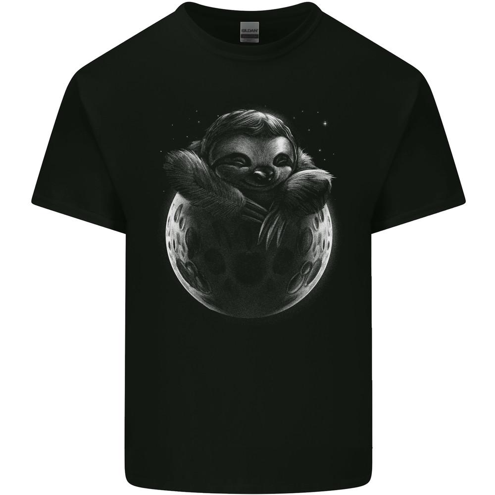 A Sloth On the Moon Mens Light Cotton T-Shirt Unisex T-Shirt L