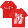 Caroline Movie Graphic Retro T-shirt 2025 Men's Fashion Retro T-shirt 100% Pure Cotton short-sleeved Men's T-shirt