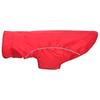 Dog Raincoat with Reflective Strips Polyester Red Size L