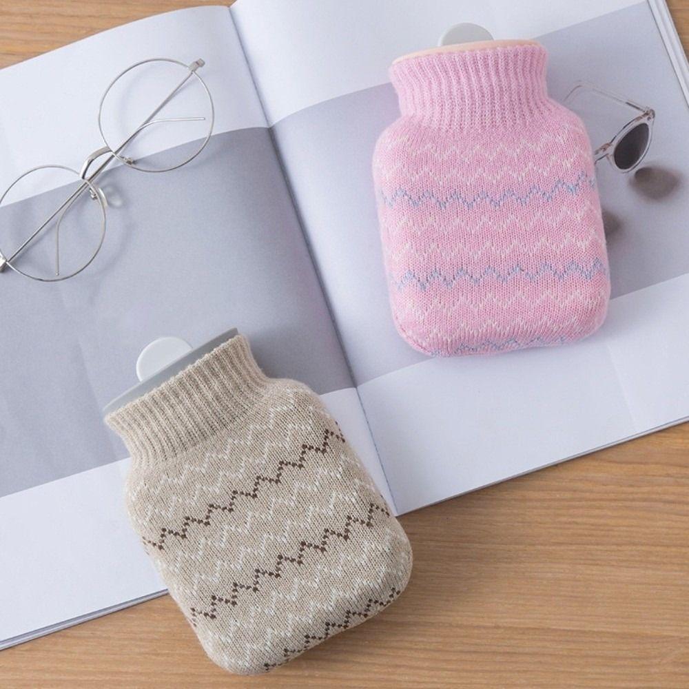Silicone Hot Water Bottles 300ml Water-filling Bottle Portable Warm Water Bag Female
