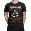 Herren SOAD System Of A Down Rock Musik Band T-Shirts 100% Baumwolle Top T-Shirts Sommer Kurzarm T-Shirt Rundhals T-Shirt Große Größe
