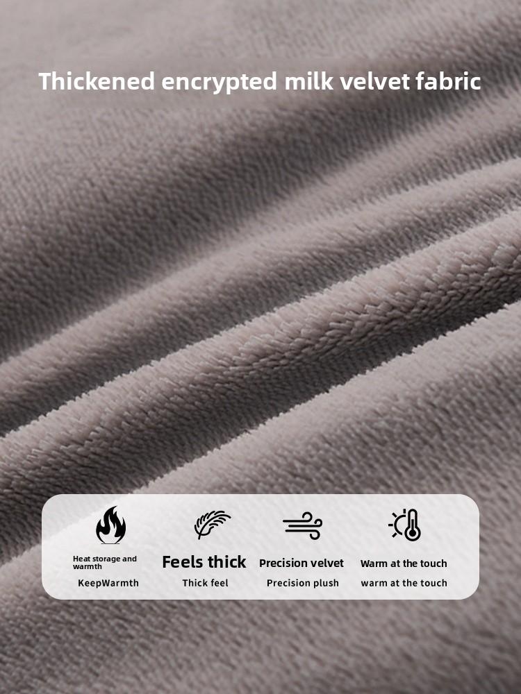 Thiened Lamb Velvet Blanket Double-Sided Coral Velvet Warm Winter Quilt Duvet Core Cotton Cover for Autumn And Winter