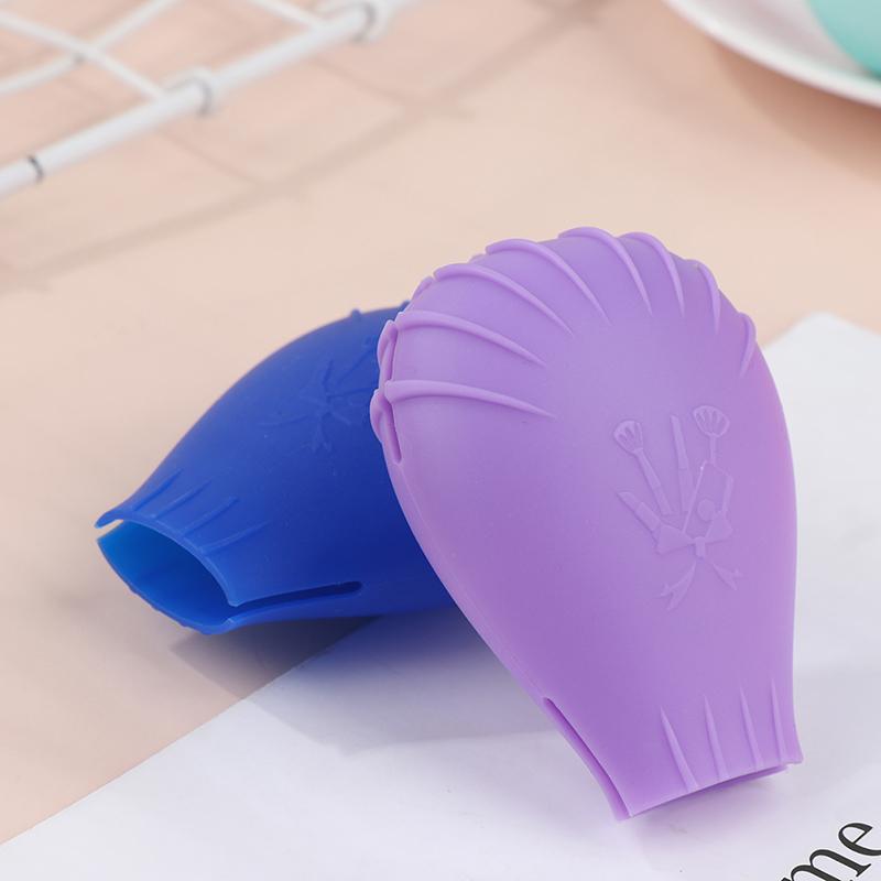 Makeup Brush Holder Cover Silicone Makeup Brush Protector Makeup Brush Travel Storage Case Protect Brush Bristles