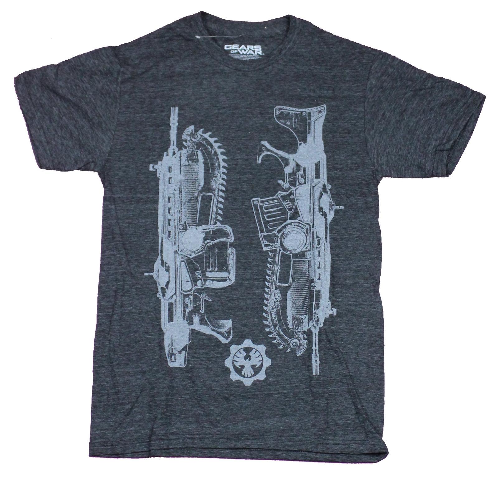Gears of War Mens T-Shirt - Marcus Fenix Heavy Weaponry Image XXXXL