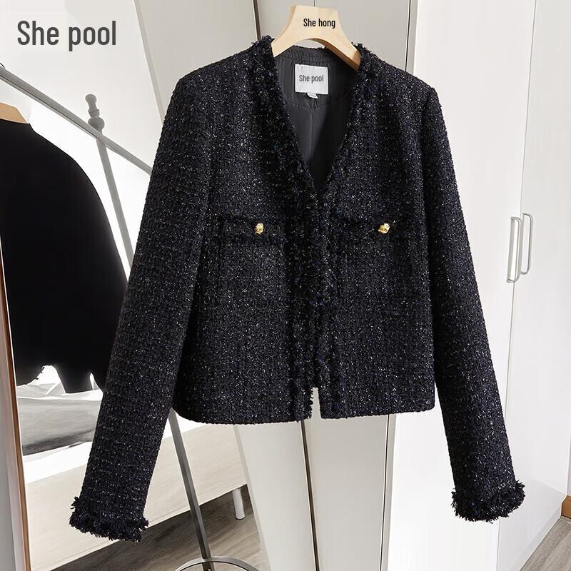 

Elegant French Style V-Neck Short Jacket L