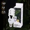 UVB 5.0 Reptile Heating Lamp High Quality 26W UV Energy Saving Bulb Terrarium Basking Reptile Light Turtle Lizard Snake Lamps