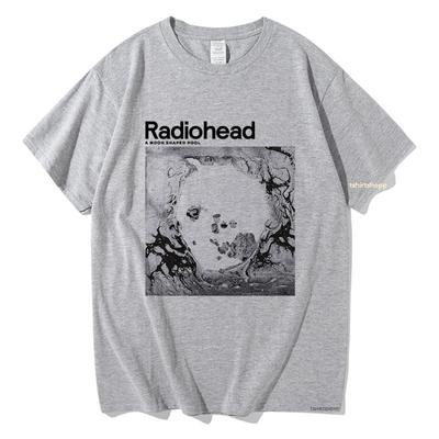 A Moon Shaped Pool T Shirt Radiohead Men/women Harajuku Vintage Graphic 100% Cotton T Shirt Classic Unisex High Quality T Shirts