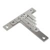10Pcs 40/50/60/80mm Angle Bracket Flat Fastener 90° Right Angle Connection Plate Fixed T-type L-type Corner Bracket