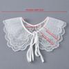 Floral Embroidery Cape Fake Collar Lace False Collar Elegant Lace Shawl Collar  Summer