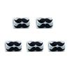 5Rolls Waterproof Mustache Sticker Chalkboard Labels Decal for Laptop Car Vase Kitchen Jar Decoration
