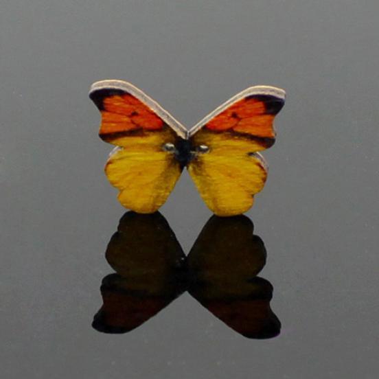 50 st 2 Hål Blandad Färg Fjäril Träknappar Sömnad Scrapbooking DIY