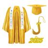 Kindergarten Graduation Cap With Tassel & Printed Gown. Perfect For Memorable Pos And Ceremonies