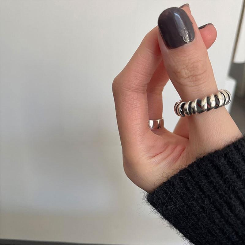 copper Wide Rings for Women Girl Trendy Elegant Vintage Party Jewellery Birthday Gift High Quality Durable Material