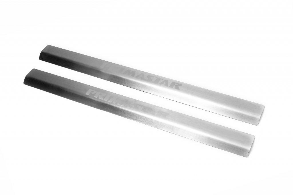 

Пороги на карниз Laser-style (2 шт, сталь) для Nissan Primastar 2002-2014 гг