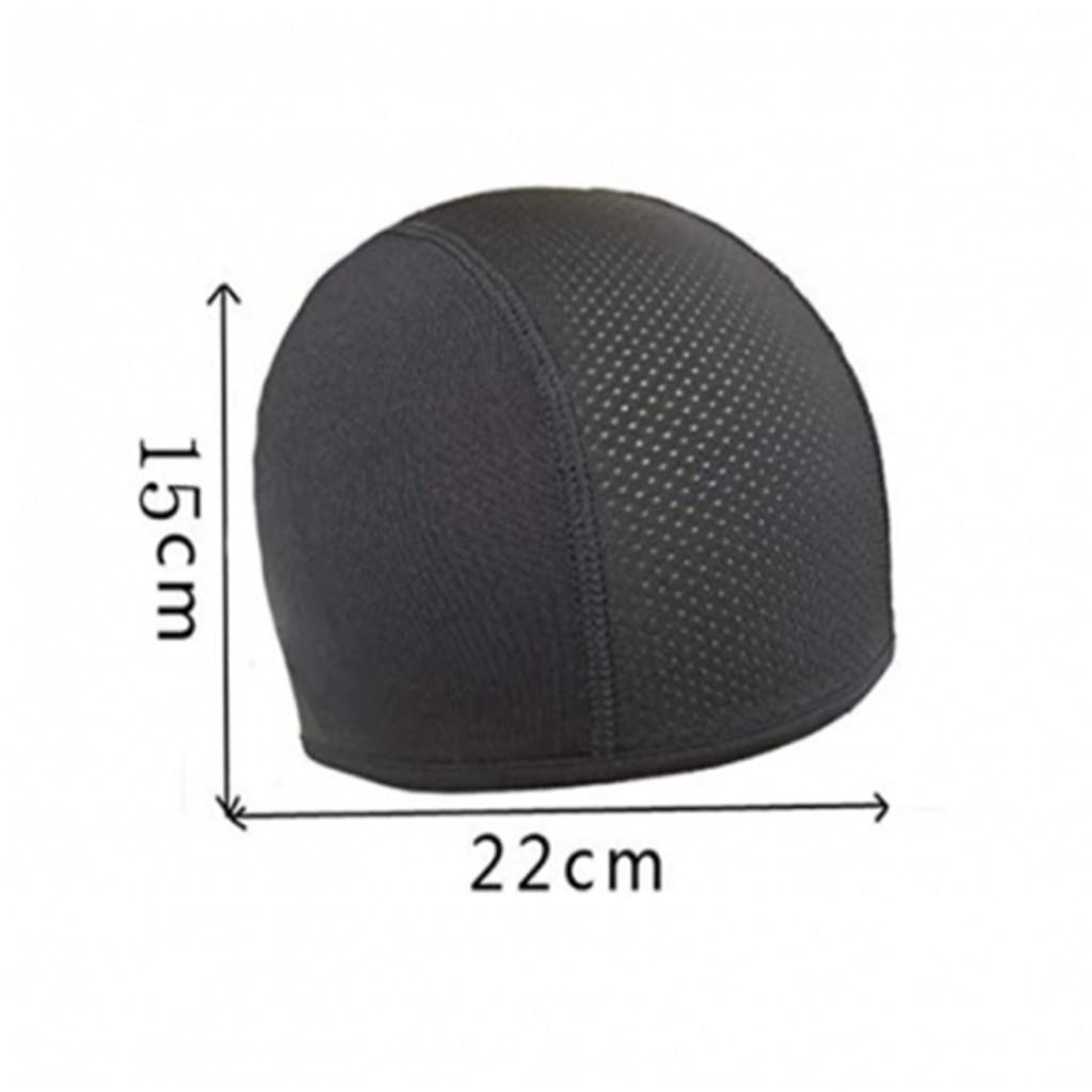French Fitness Revolution Helm Liner Sweat Wicking Skull Cap Beanie. Ultieme prestaties vochtafvoerend. Past onder helmen, 2 stuks - Zwart & Grijs, One size
