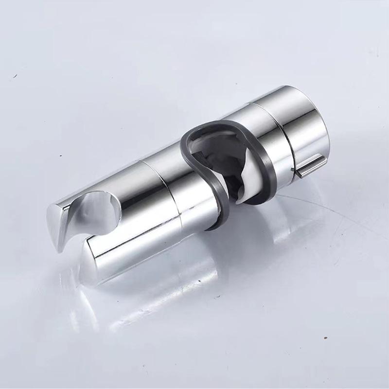 Adjustable Shower Head Holder with Slider for 18-25mm Round Rail