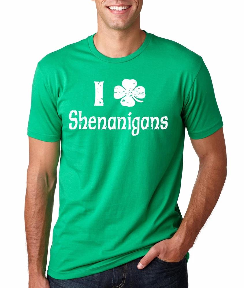 I Clover Shenanigans Tshirt Funny St Patricks Day Tshirt I Love Shenanigans S
