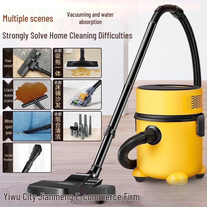 Spring Flower High-Power Compact Indoor Vacuum & Mopping Cleaner