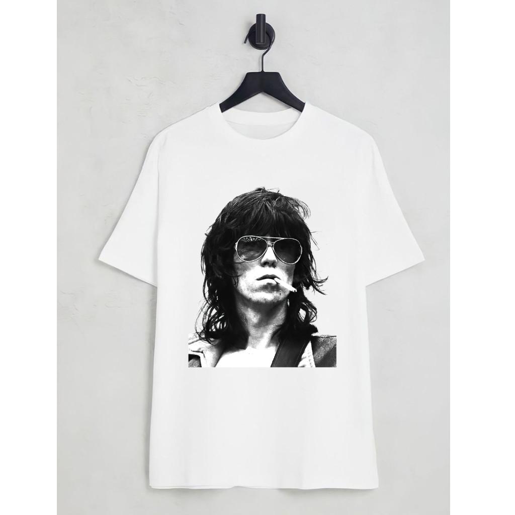 Винтажная футболка с графическим принтом Keith Richards Rock N Roll Классическая музыкальная группа Унисекс S