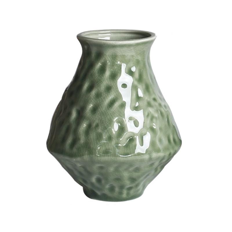 Keramik Blumengesteckvasen Natürliche Unvollkommenheiten Handgefertigte Dekoration für Wohnzimmer Schlafzimmer