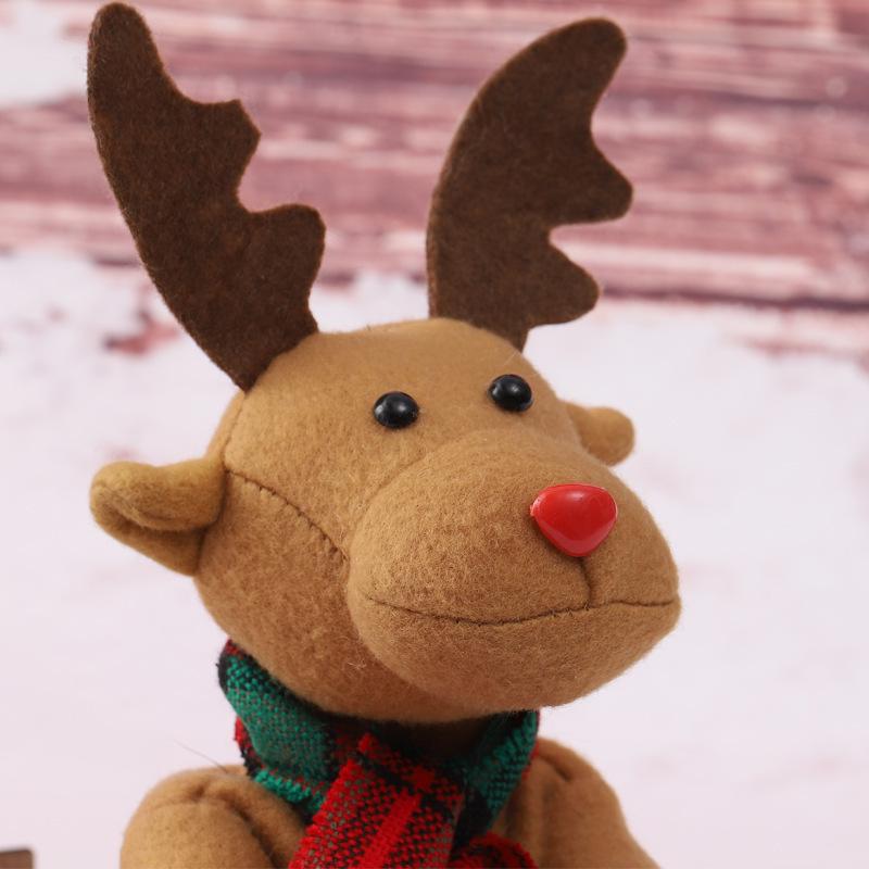 Rotating Reindeer Singing Santa Claus Christmas Toy Gift