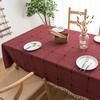 Tablecloth Large Plaid Dustproof Cotton And Linen Solid Color Home Hotel Restaurant Cloth Tablecloth Table Mat Can Be