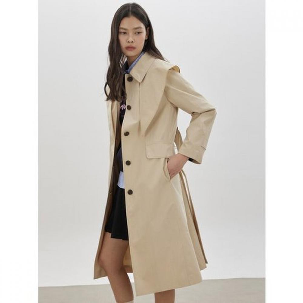 Cc Collect Scarf Set Single Long Trench Coat  C261msi002 