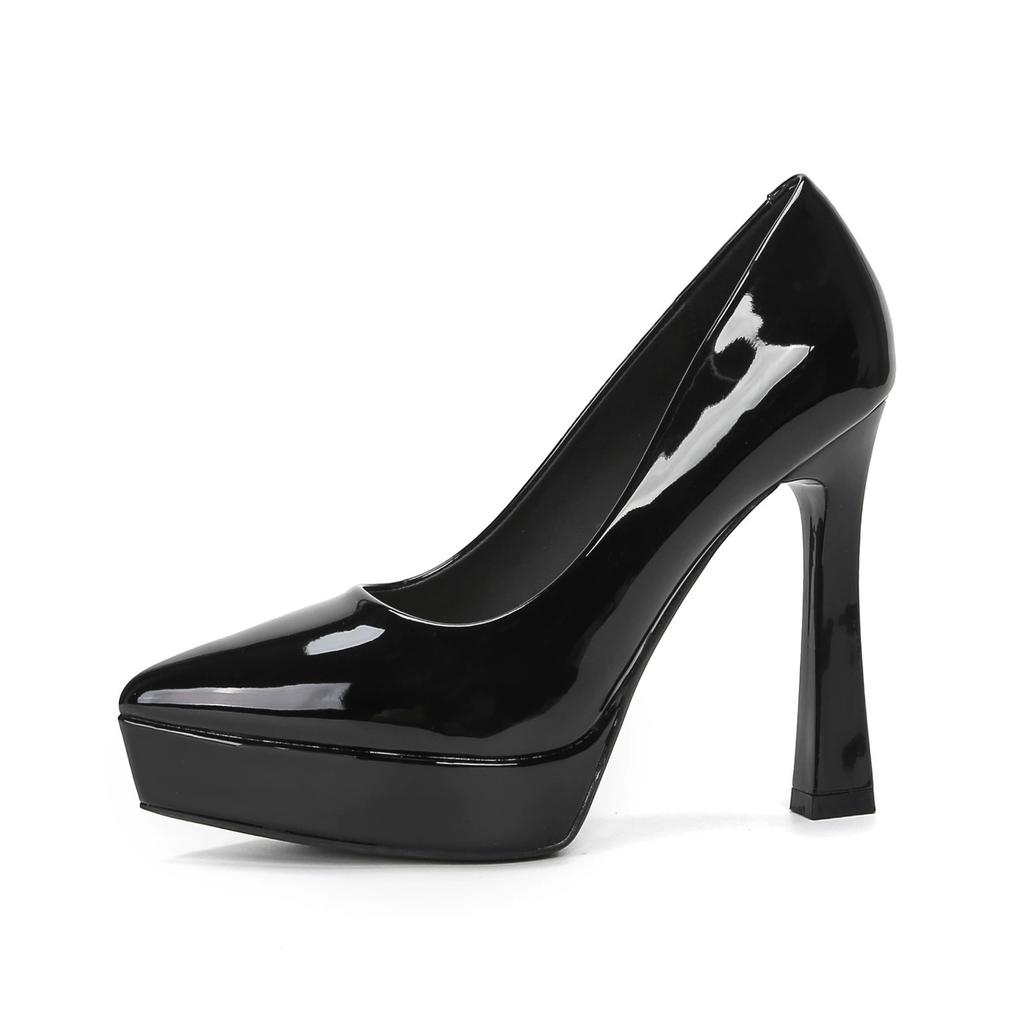 Super High Heel Women Shoes High Quality Patent Leather Hig Heeled Single Shoes Temperament Pointed High Heels Women Dress Pumps
