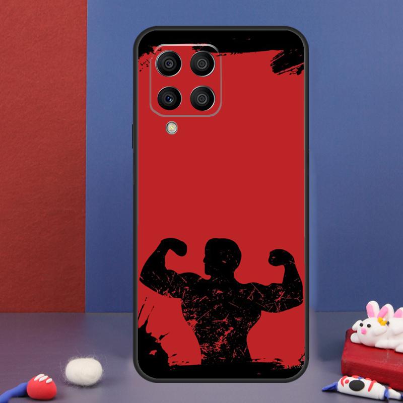 Bodybuilding Gym Fitness Case For Samsung Galaxy M31 M21 M11 M13 M54 M34 M14 M56 M36 M16 M53 M32 M52 M35 M55 M15 M06