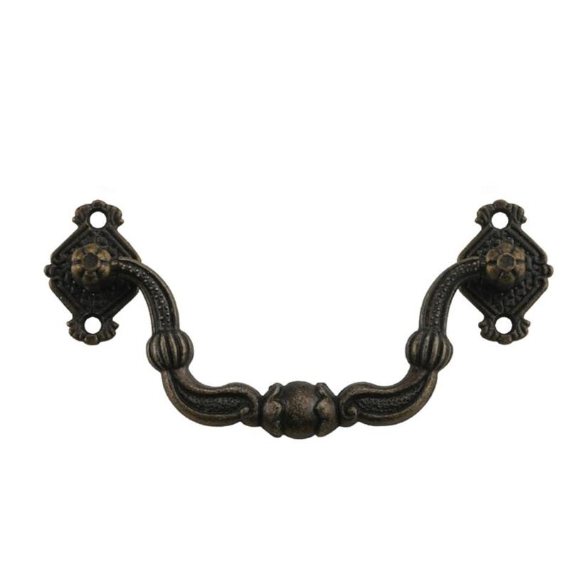 Drawer Rings Pulls Zincs Alloy Dressers Knob Cupboard Handle Vintage Furniture Handle Bedsides Cabinet Pull Hardware