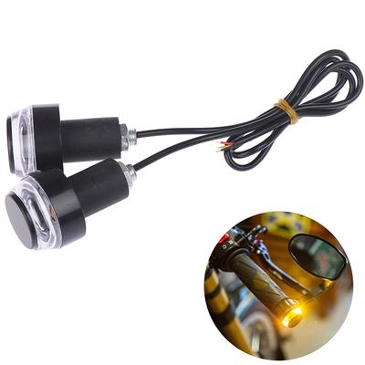 2Pcs Motorrad Blinker Led Licht Anzeige Blinker Griff Bar End Licht