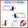 for Ford F-150 FX4 XLT 2004-2008 Driver Passenger Side Mirror Covers Cap Overlay Rearview Mirror Guard Covers Silver Tone 1 Pair