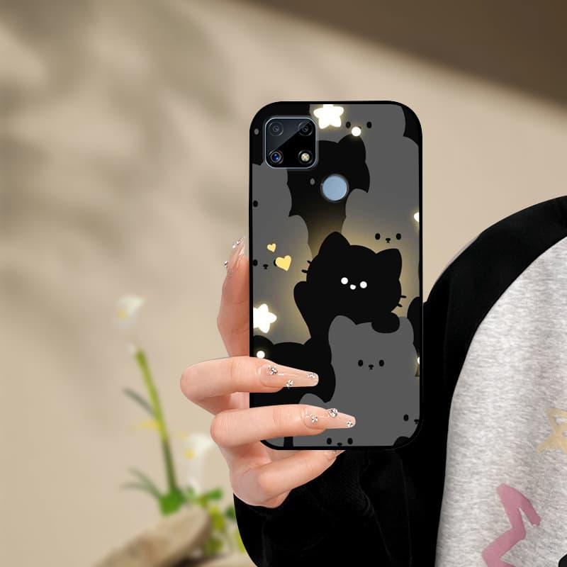 Silicone Phone Case For Realme C25s C25 Cover Painted Soft  For Realme C25 C25S C21 C21Y C25Y Phone Case RealmeC25s C 25 s Funda