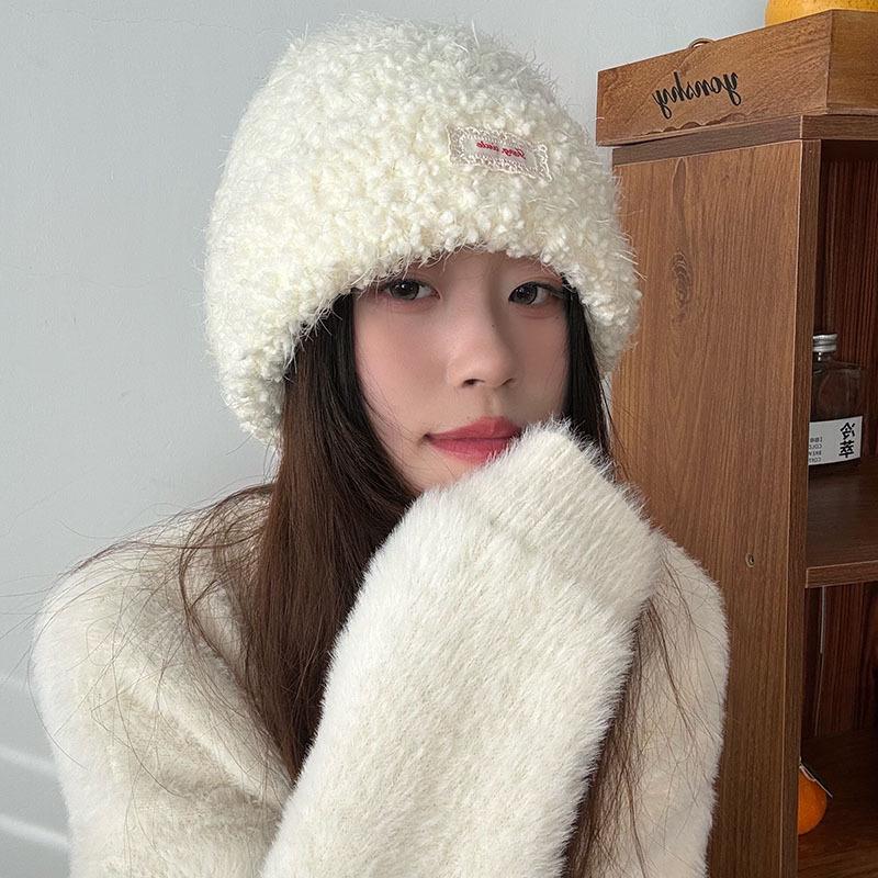 Bright Color Knitted Scarf and Hat Set - Solid Winter Warm 2-Piece for Women