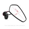 Universal 1 Pair 7/8" 22mm Motorcycle Aluminum Rear View Black Handle Bar End Side Rearview Mirrors Motorcycle Accessories