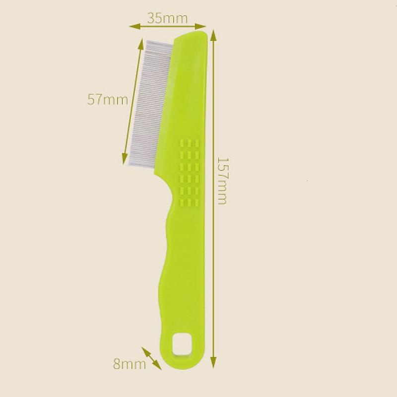 Dog Comb Dense Tooth Dogs Brush Double-row Flea Combs for Dogs Hair Cleaning Dog Grooming Pet Hair Remover Massage Cat Brush